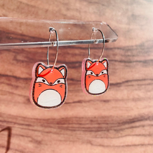 Resin Foxy Earrings