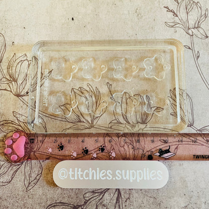 Flower Chain Links Earring Mould