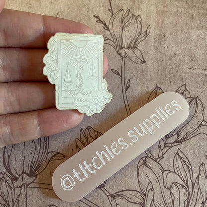 Star Sign Floral Tarot Cards Mould - Choose the Card
