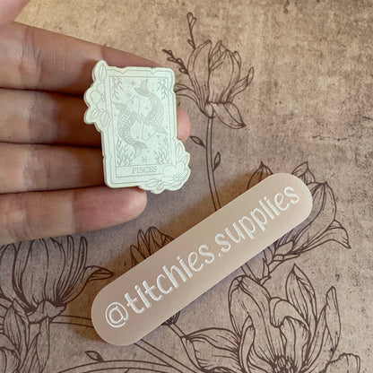 Star Sign Floral Tarot Cards Mould - Choose the Card