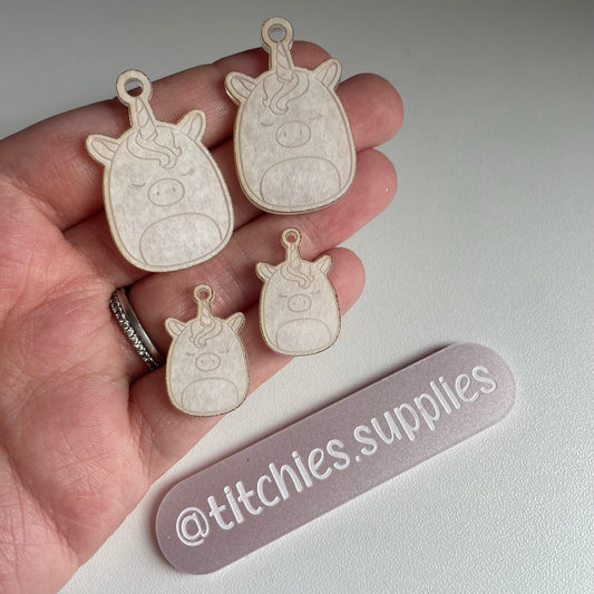 Squishie Unicorn Earring Mould