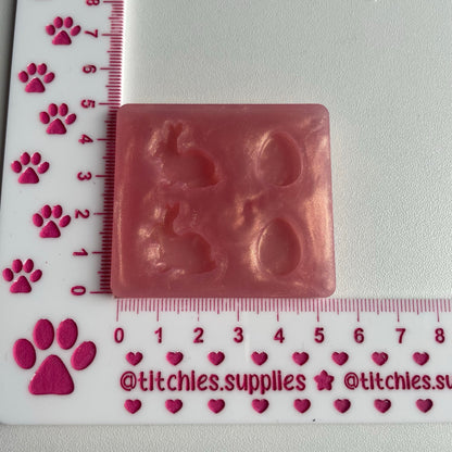 Bunny and Egg Easter Stud Mould