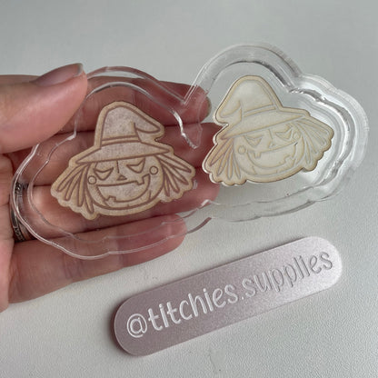 Scarecrow Face Earring Mould