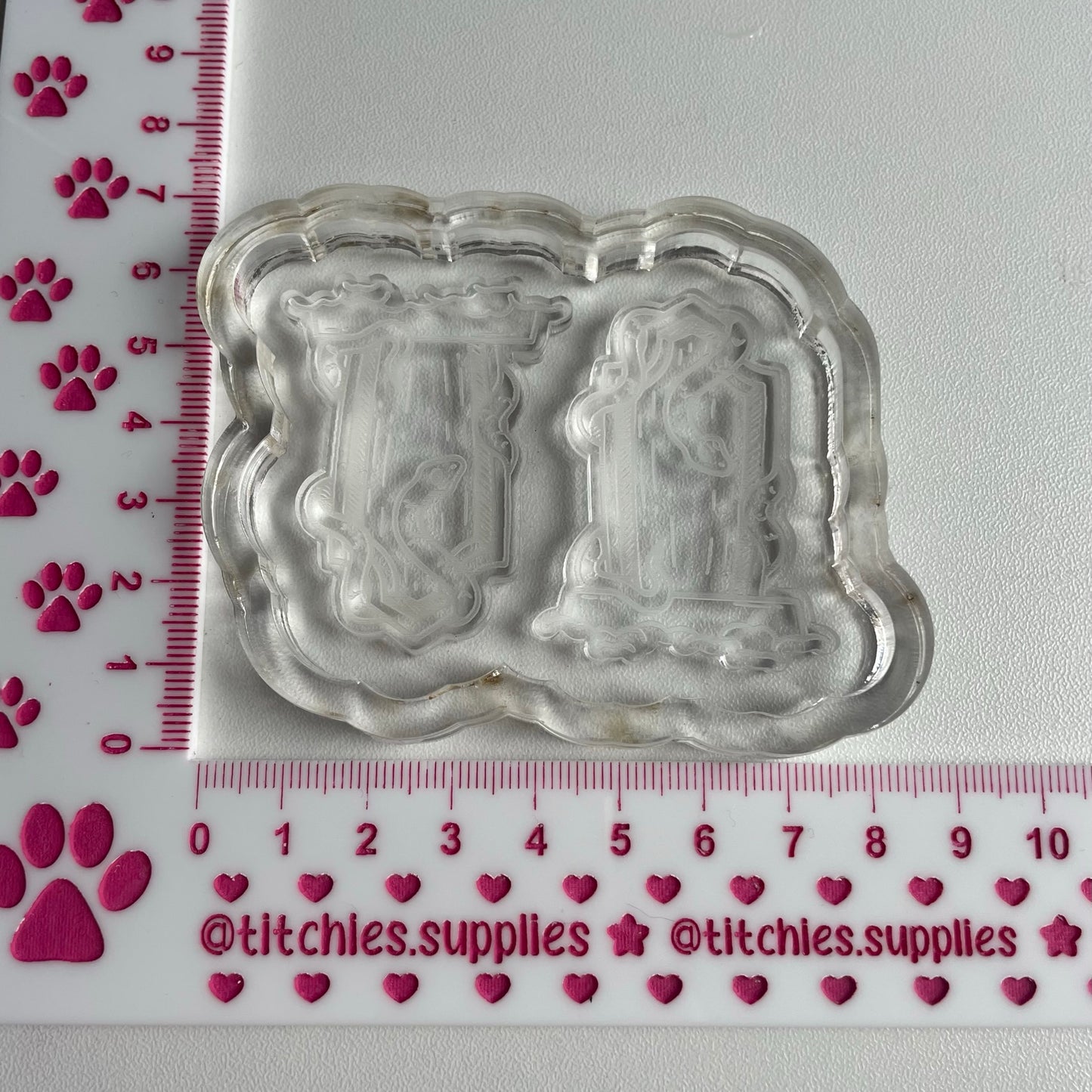 Snake Tombstone Earring Mould