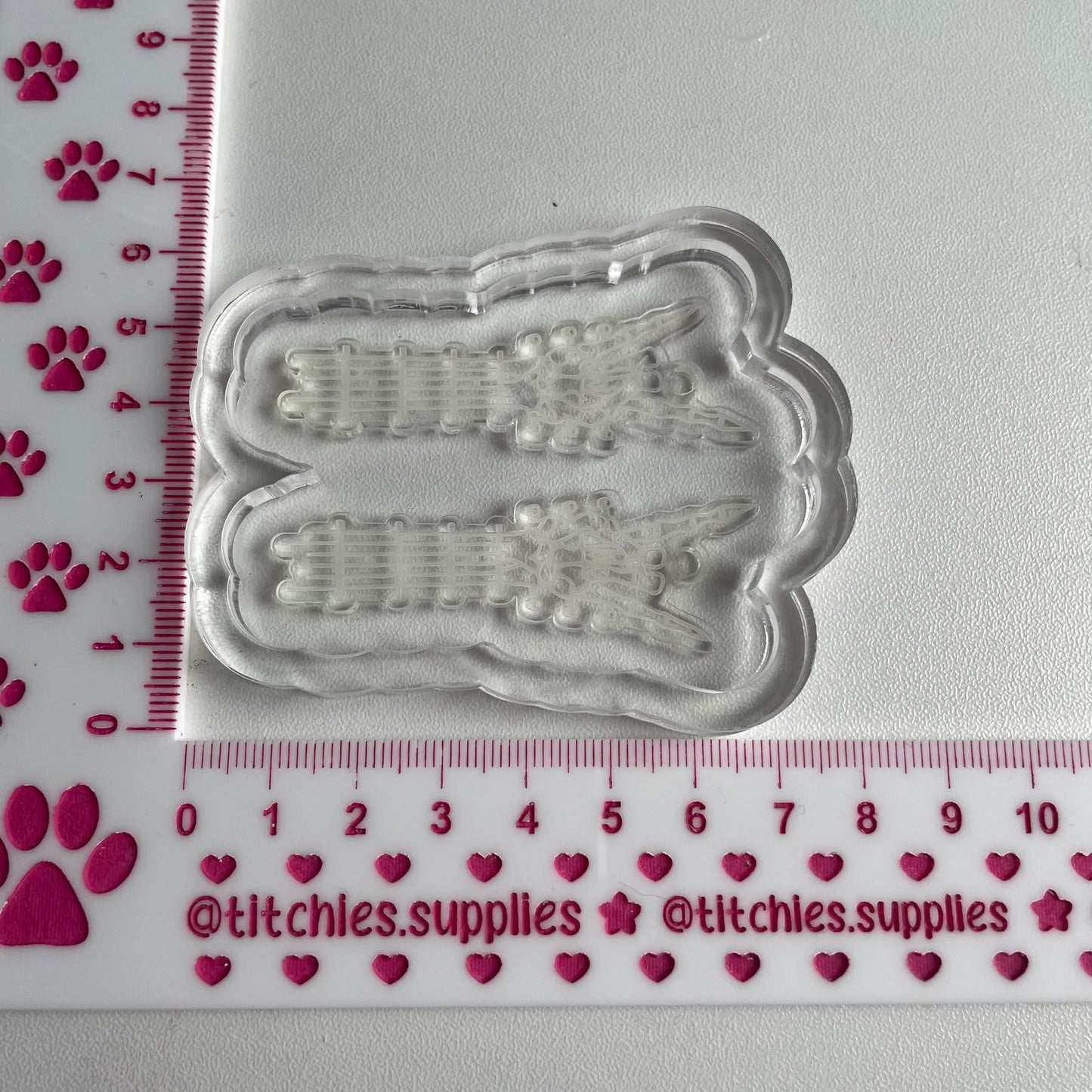 Skeleton Fretboard Earring Mould