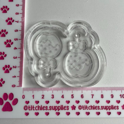 Candy Apple Earring Mould