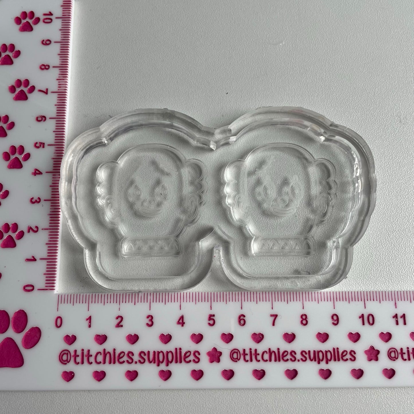 Clown Face Earring Mould