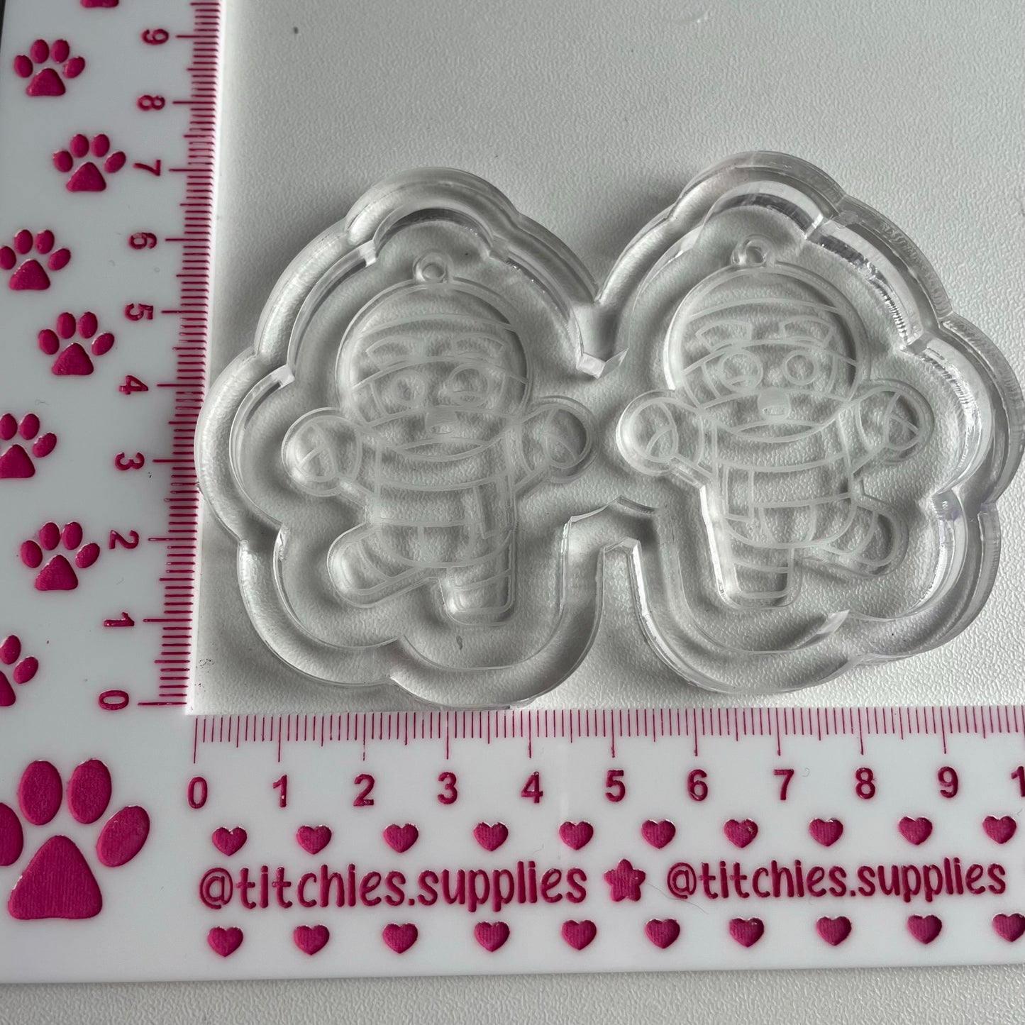 Running Mummy Earring Mould