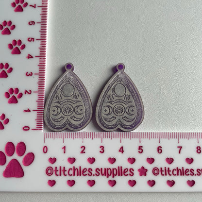 Moon Phase Yes/No Planchette Earring Mould