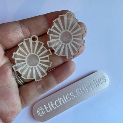 Cartoon Sun Earring Mould