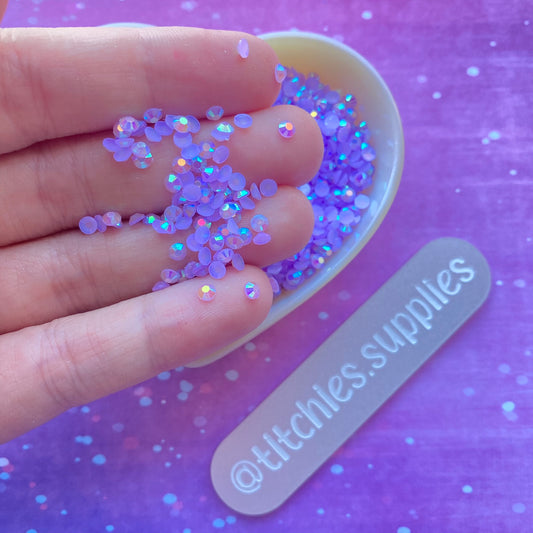 3mm Resin Rhinestones - Lilac