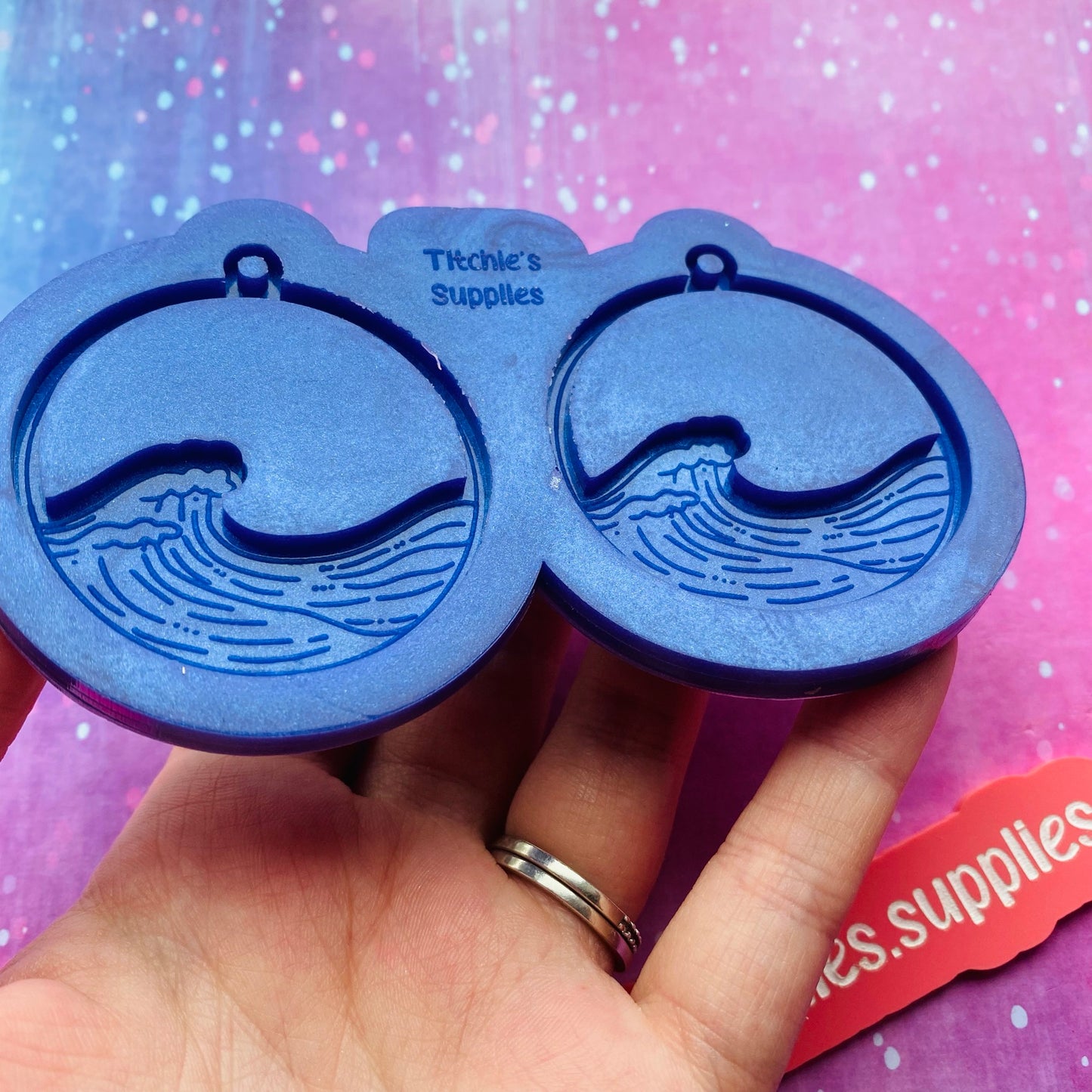 Round Waves Earring Mould