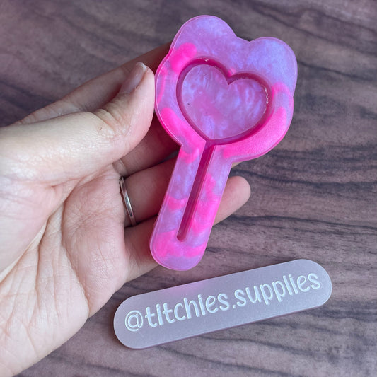 Heart 1 Wand Shaker Mould