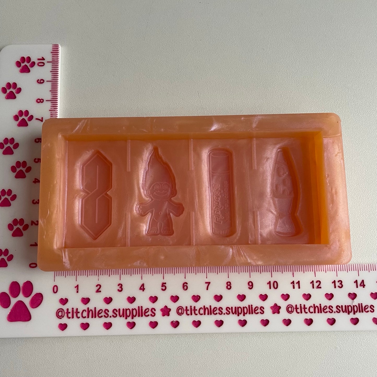 90's Themed Snap Bar Mould, 10mm Thick