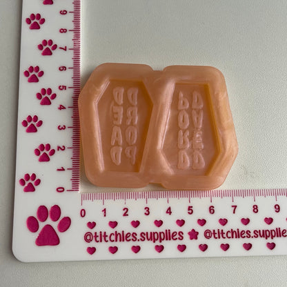 Drop Dead Coffin Earring Mould