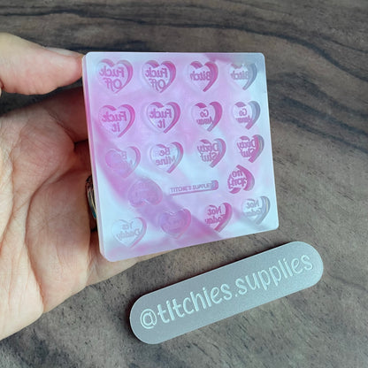 Naughty Hearts Pairs Mini Palette Mould