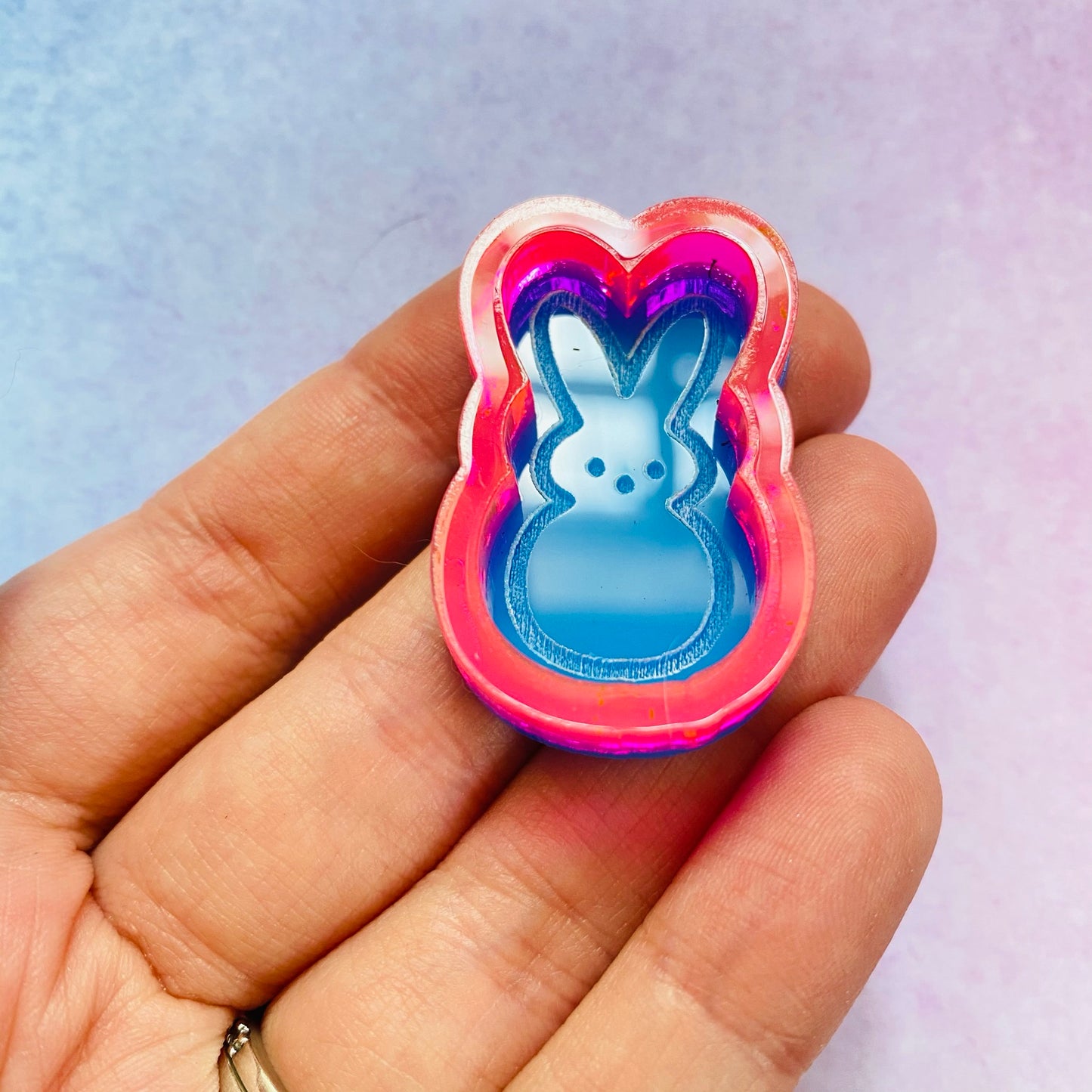 Peep Bunny Shaker Mould, 8mm Thick