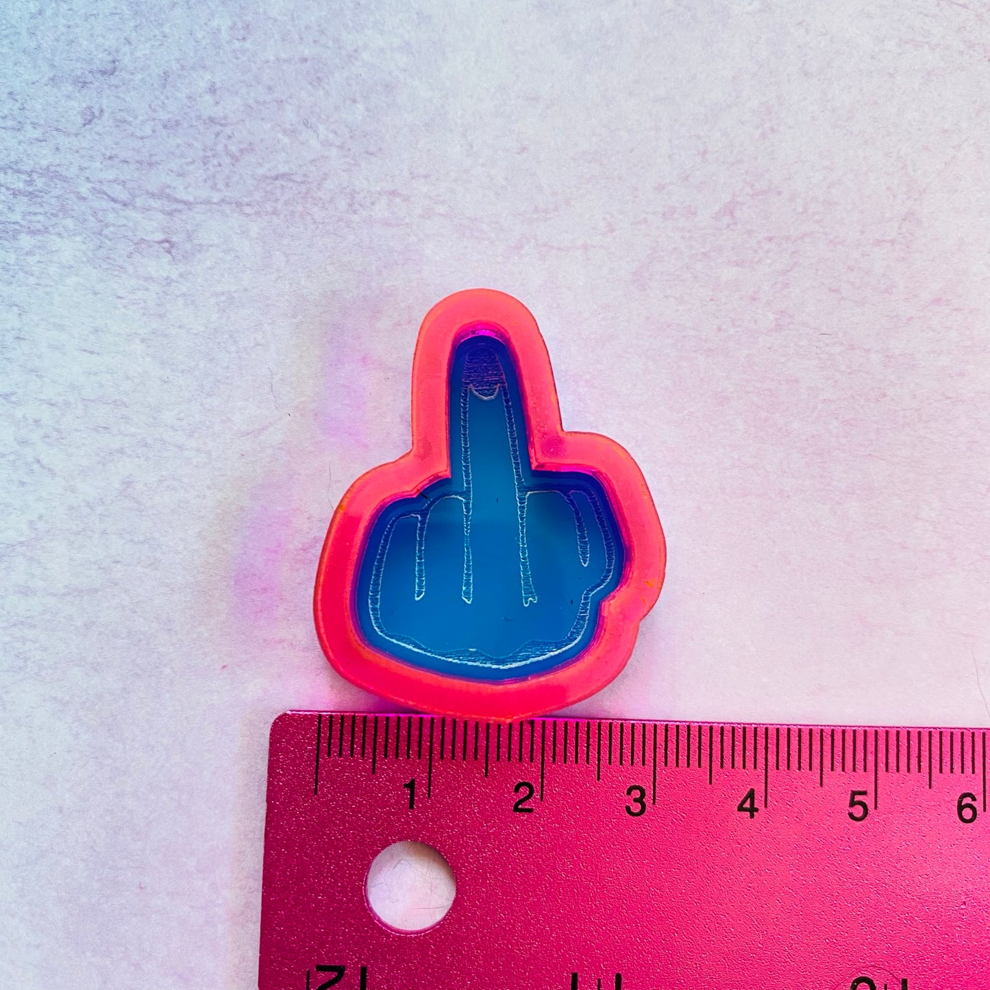 Middle Finger Shaker Mould