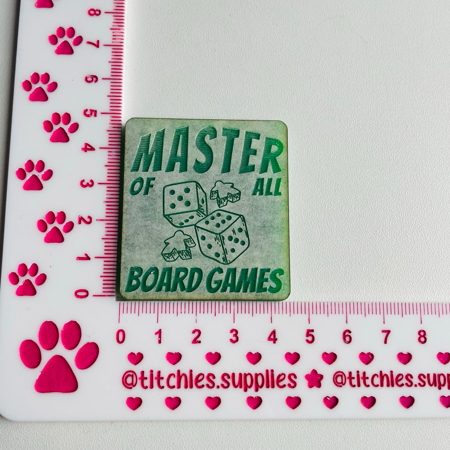 Master of all Board Games Mould, 5mm Thick