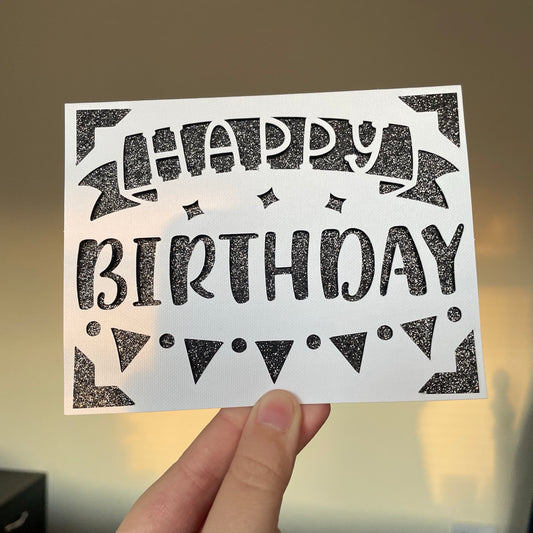 Handmade Card - Happy Birthday Banner