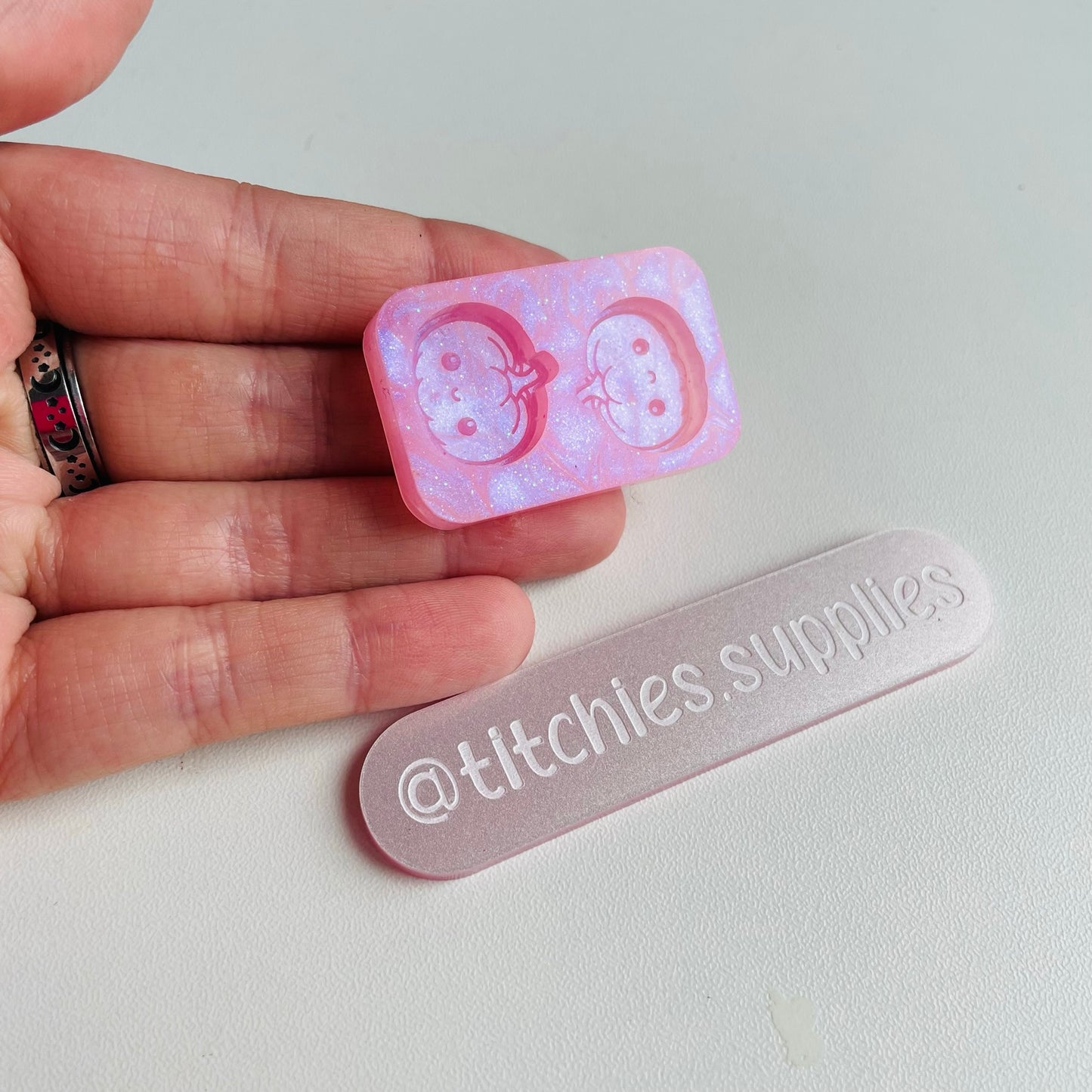 Kawaii Pumpkin Stud Earring Mould