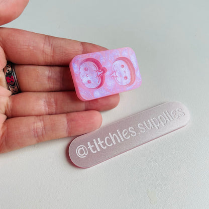 Kawaii Pumpkin Stud Earring Mould