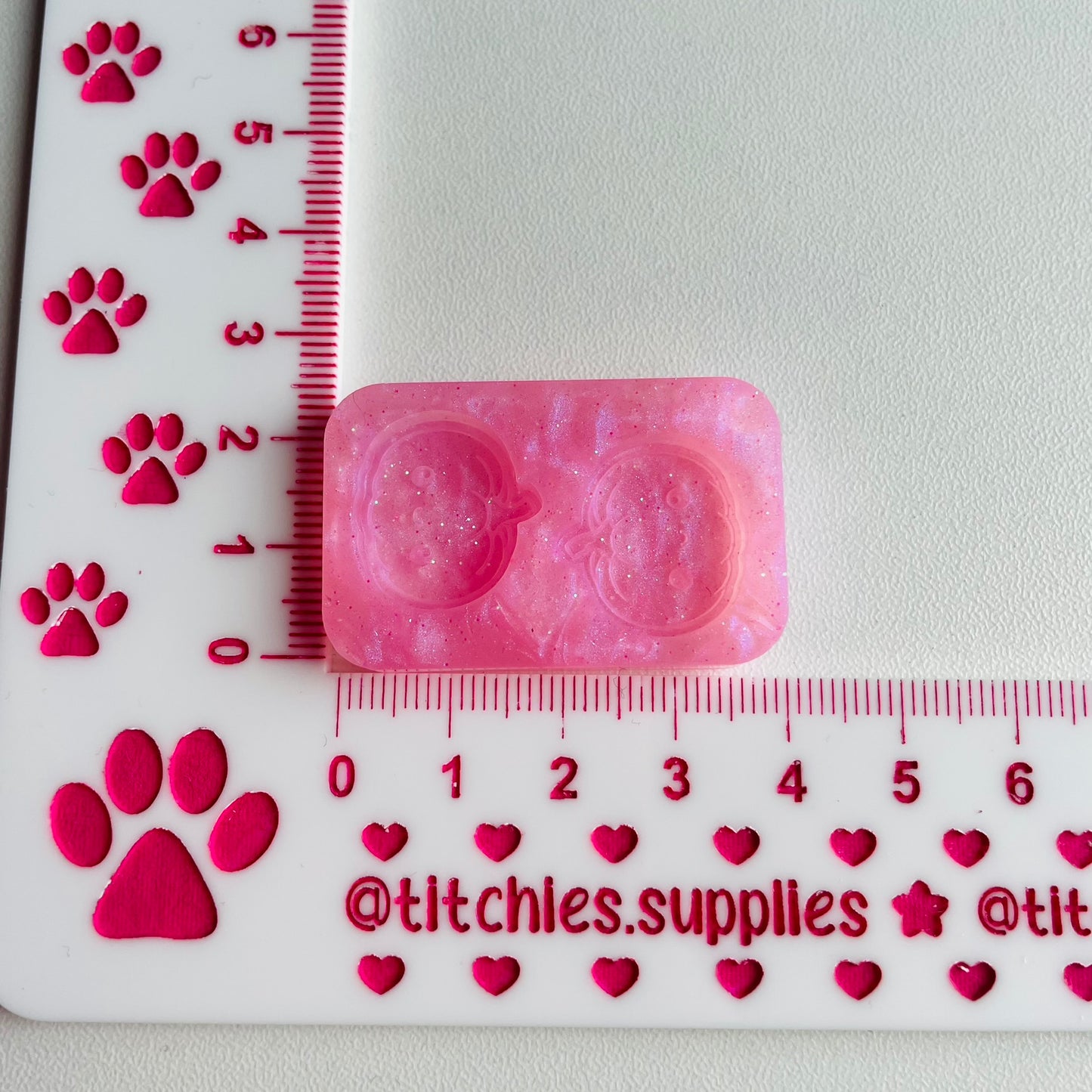 Kawaii Pumpkin Stud Earring Mould