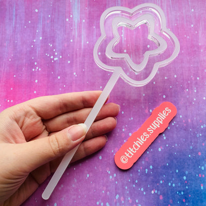 XL Chubby Star Shaker Wand Mould