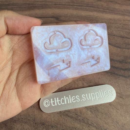 Lightning Cloud Earring Mould