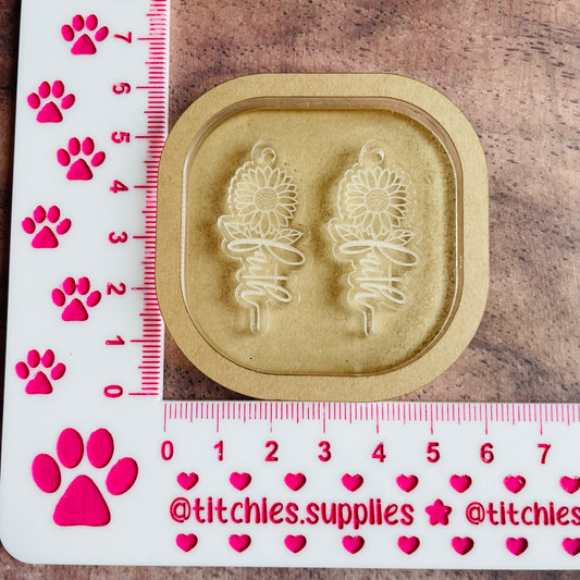 Faith Sunflower Earring Mould