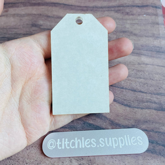 Gift Tag Mould, 6mm Thick - Choose The Size