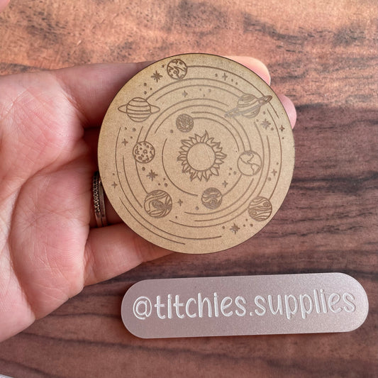 Solar System Token Mould, 6mm Thick