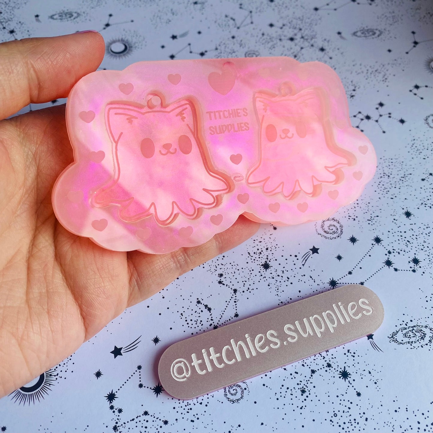 Octo-Cat Earring Mould - Nichiiexe Designs