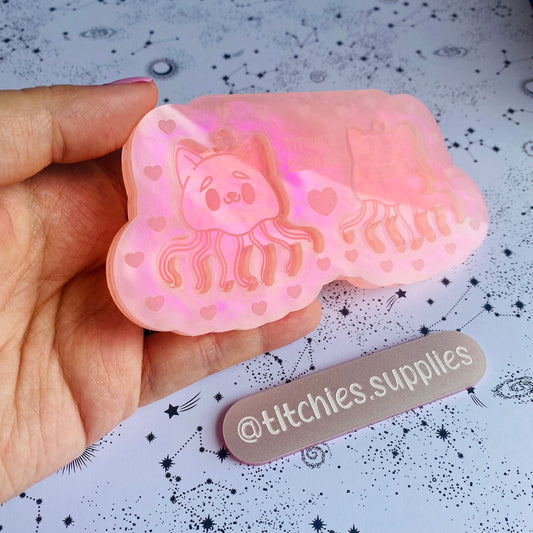 Jelly Cat Earring Mould - Nichiiexe Designs