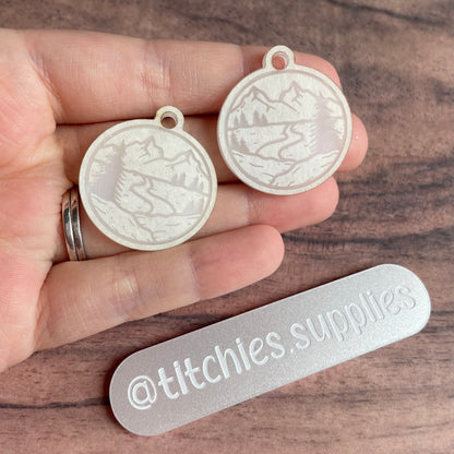 Forest Disk Earring Mould
