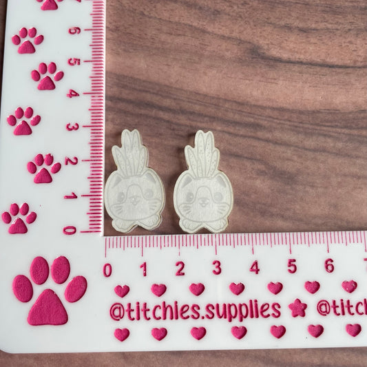 Cat-cus Succulent Earring Mould