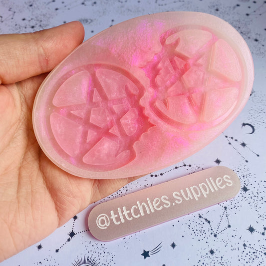 Large Pentagram Bat Earring Mould