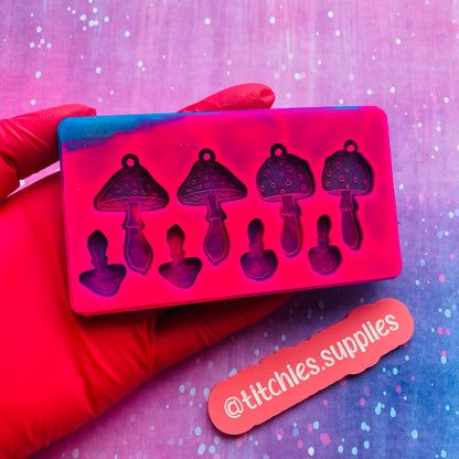 Mushroom Earrings Palette Mould