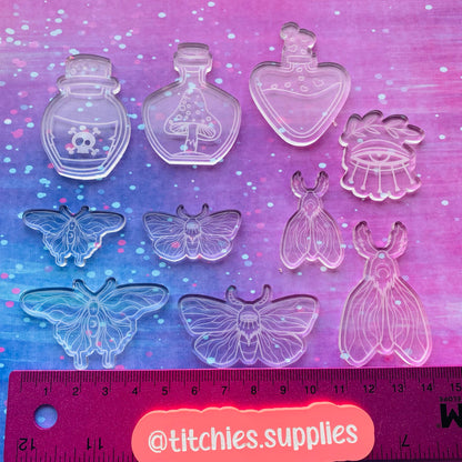 Mystic Moths and Potions Moulds - Choose The Design