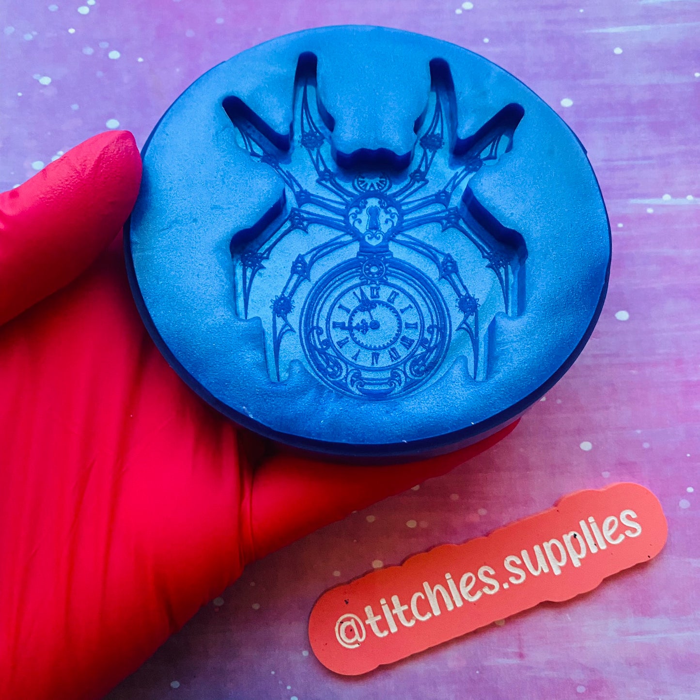 Steampunk Clockwork Spider Mould, 6mm Thick