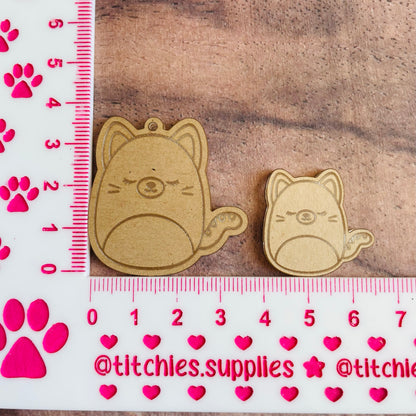 Squishie Cat Earring Mould