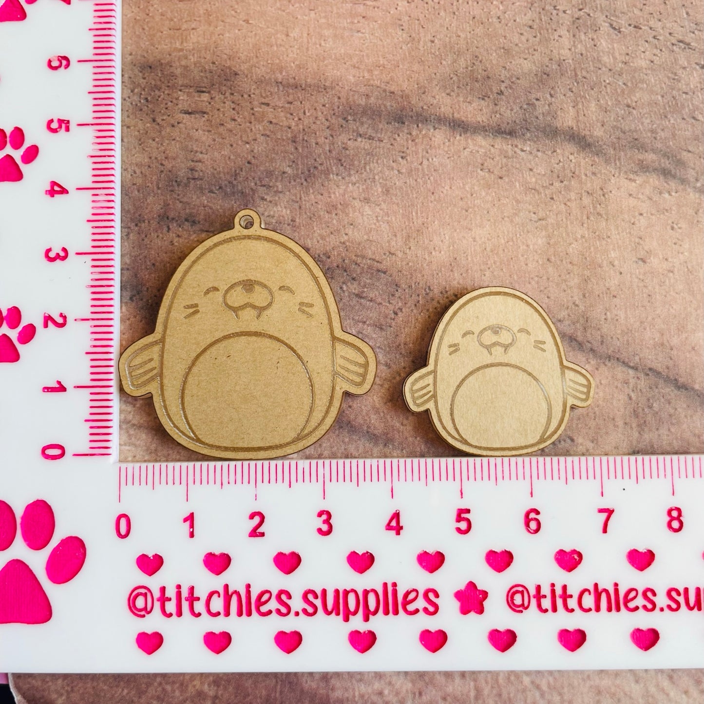 Squishie Seal Earring Mould