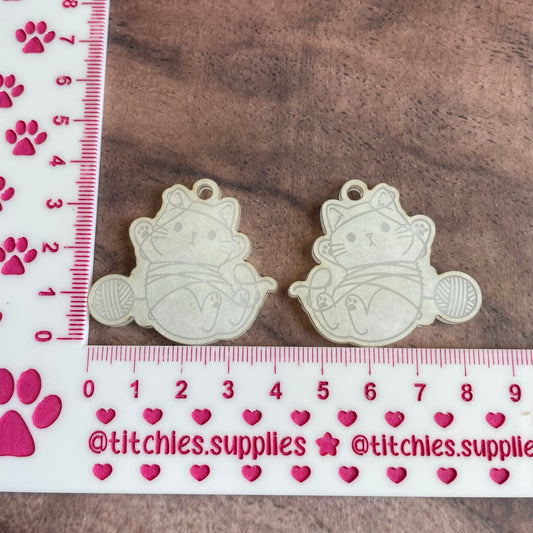 Yarn Cat Earring Mould