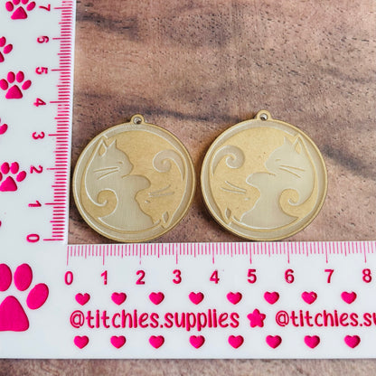 Yin Yang Cats Earring Mould