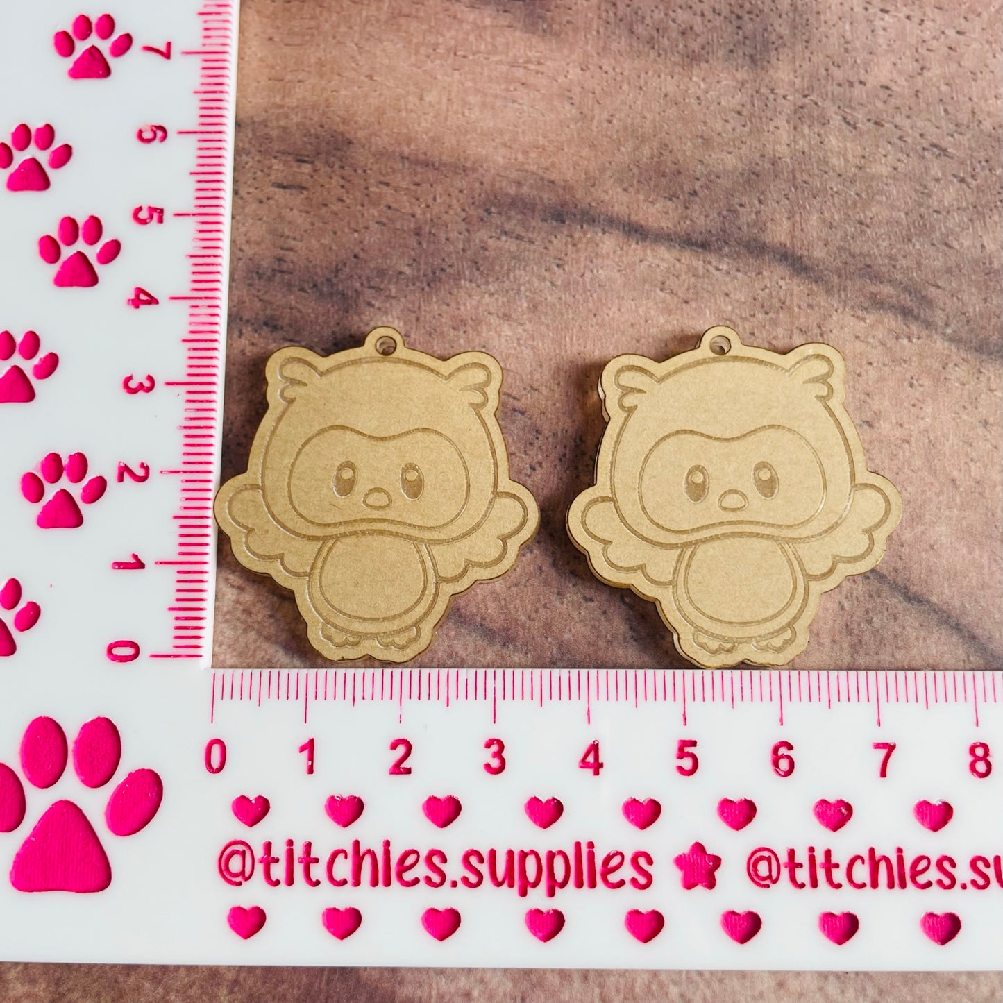 Kawaii Owl Earring Mould