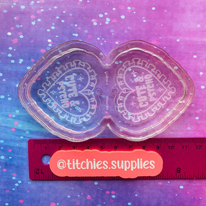 Cute & Psycho Heart Earring Mould