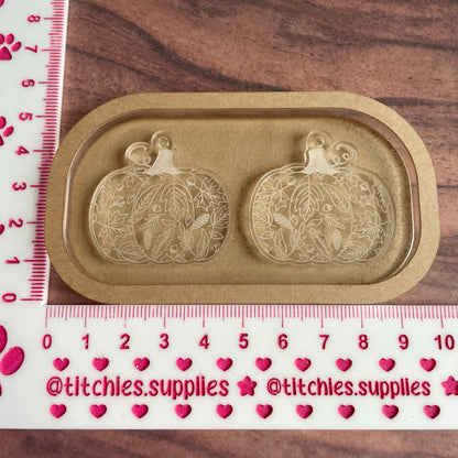 Autumnal Pumpkin Earring Mould