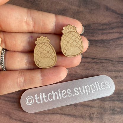 Squishie Pineapple Earring Mould