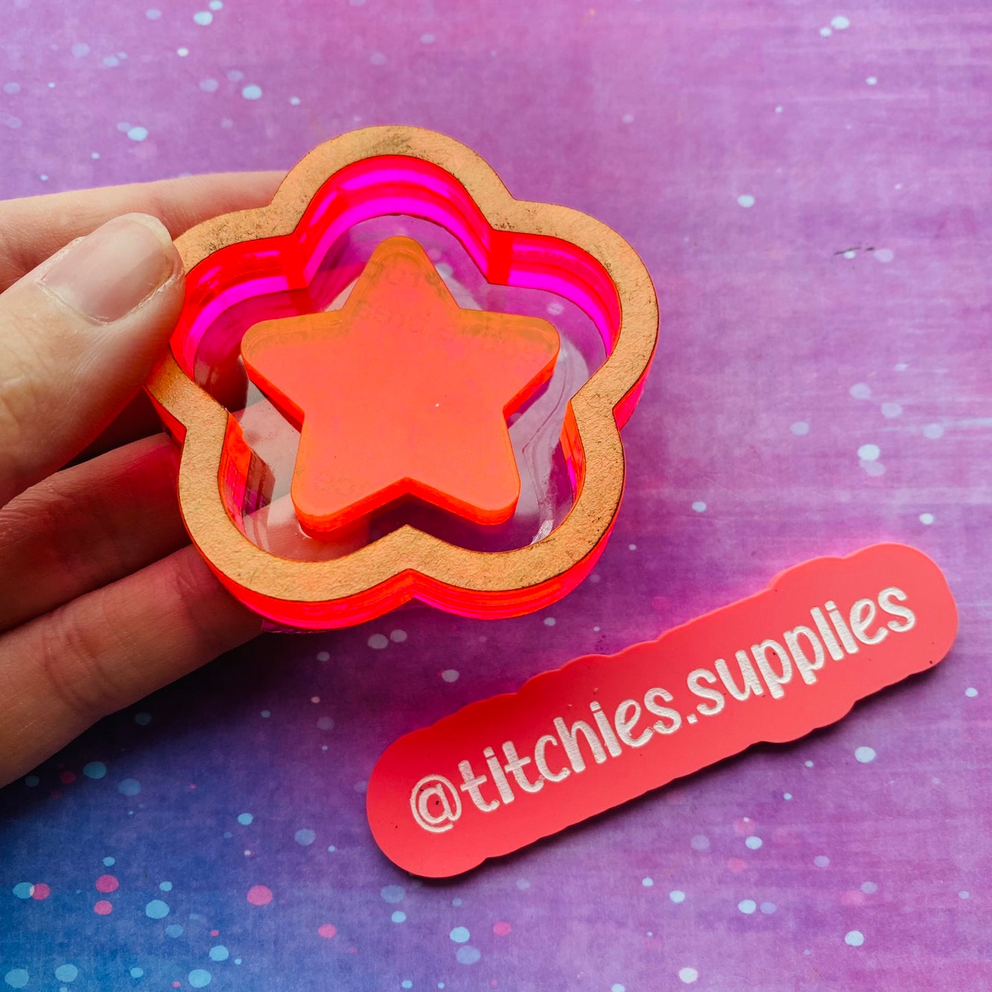 Chubby Plain Star Cab Mould, 6mm Thick