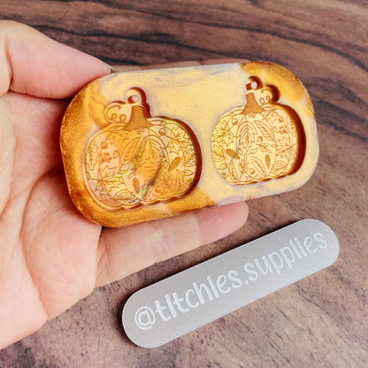 Autumnal Pumpkin Earring Mould